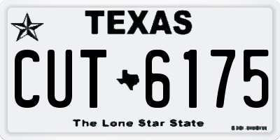 TX license plate CUT6175