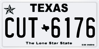 TX license plate CUT6176