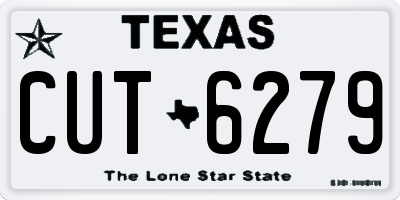 TX license plate CUT6279