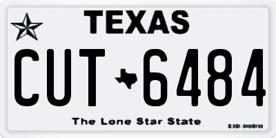 TX license plate CUT6484