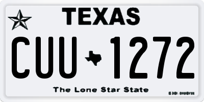 TX license plate CUU1272