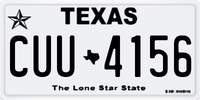 TX license plate CUU4156