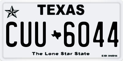 TX license plate CUU6044