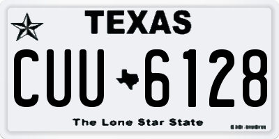 TX license plate CUU6128