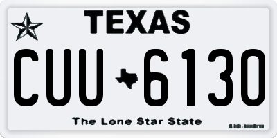 TX license plate CUU6130