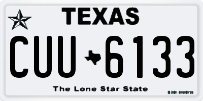 TX license plate CUU6133