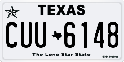 TX license plate CUU6148