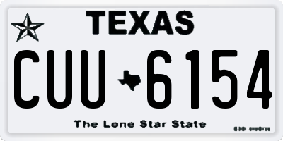 TX license plate CUU6154