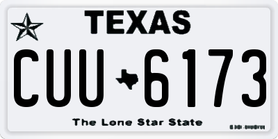TX license plate CUU6173