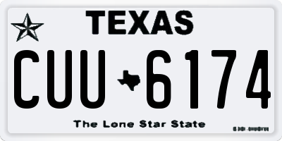 TX license plate CUU6174