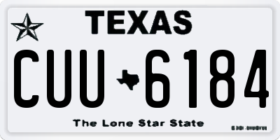 TX license plate CUU6184