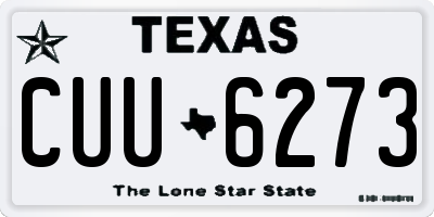TX license plate CUU6273