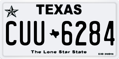 TX license plate CUU6284