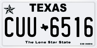 TX license plate CUU6516