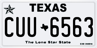 TX license plate CUU6563