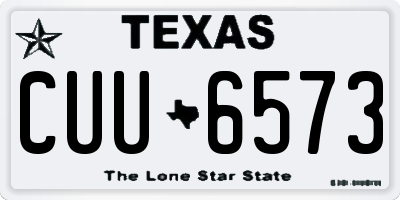 TX license plate CUU6573