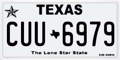 TX license plate CUU6979