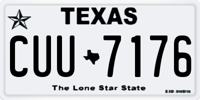 TX license plate CUU7176