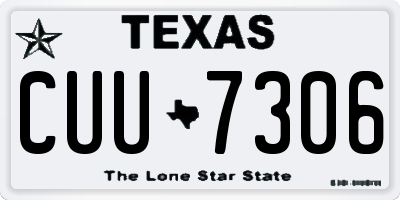 TX license plate CUU7306