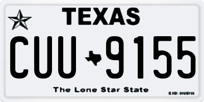 TX license plate CUU9155