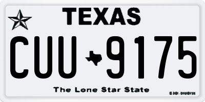 TX license plate CUU9175