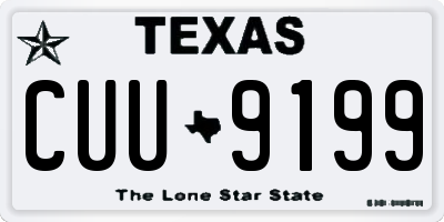TX license plate CUU9199