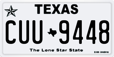 TX license plate CUU9448