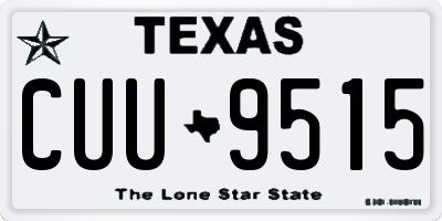 TX license plate CUU9515