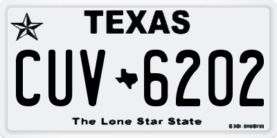 TX license plate CUV6202