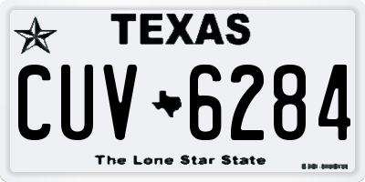 TX license plate CUV6284
