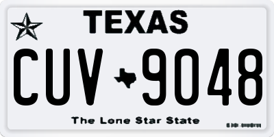 TX license plate CUV9048