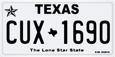 TX license plate CUX1690