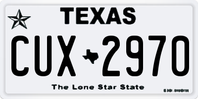 TX license plate CUX2970
