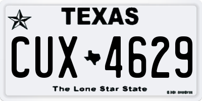 TX license plate CUX4629