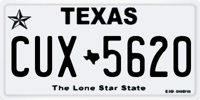 TX license plate CUX5620
