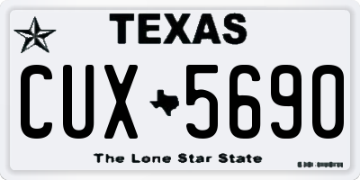 TX license plate CUX5690