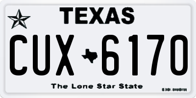 TX license plate CUX6170