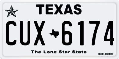TX license plate CUX6174