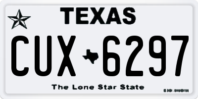 TX license plate CUX6297