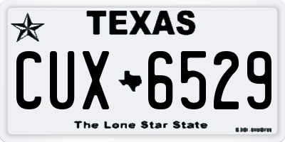 TX license plate CUX6529