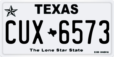 TX license plate CUX6573