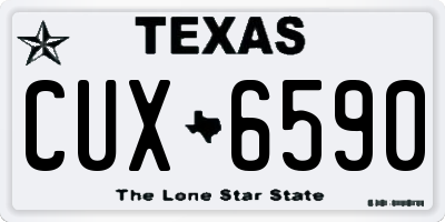 TX license plate CUX6590