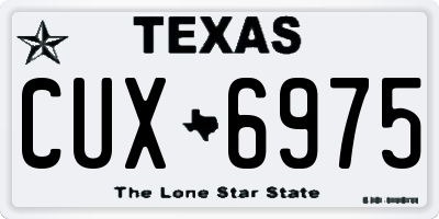 TX license plate CUX6975