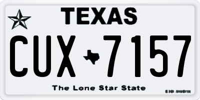 TX license plate CUX7157