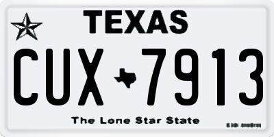 TX license plate CUX7913
