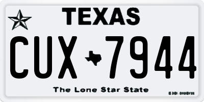 TX license plate CUX7944