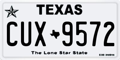 TX license plate CUX9572
