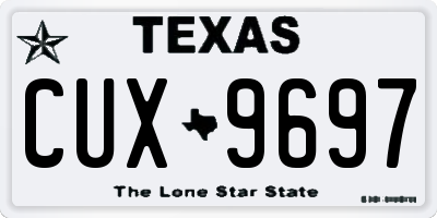 TX license plate CUX9697