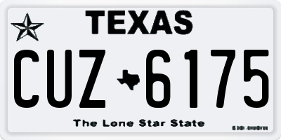 TX license plate CUZ6175