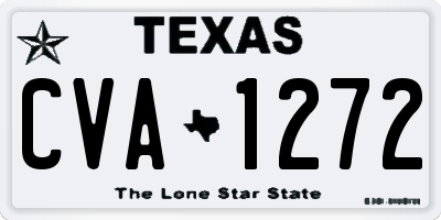 TX license plate CVA1272